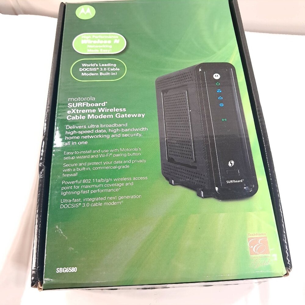 Motorola SBG6580 SURFboard eXtreme wireless cable modem gateway DOCSIS‎ 3.0